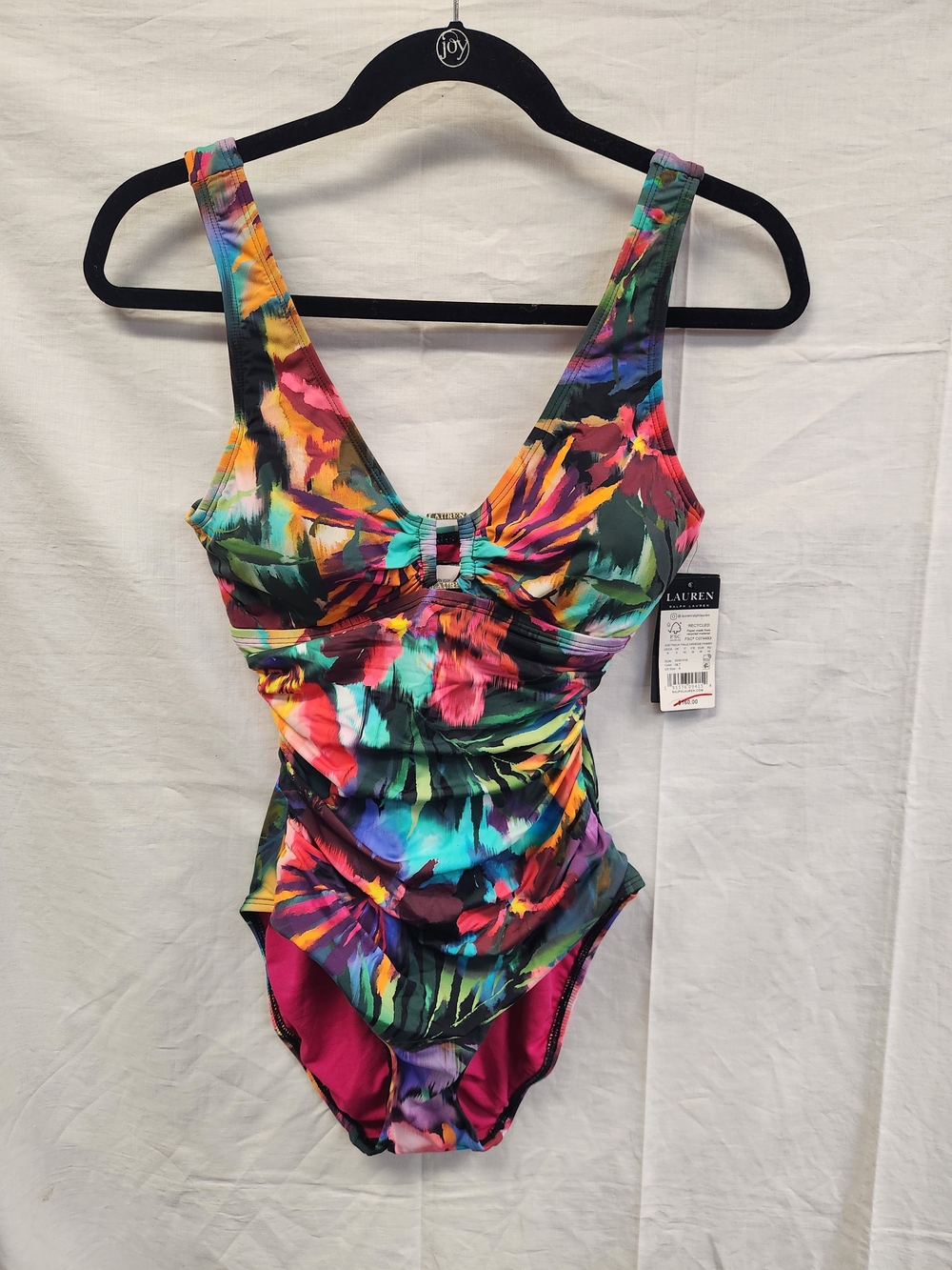NWT Lauren Ralph Lauren Jungle Paradise Ring One Piece Swimsuit Size 6
